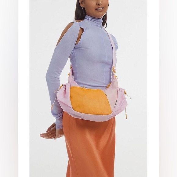 Baboon To The Moon Handbags - Baboon to the moon crescent crossbody bag in pink Helio